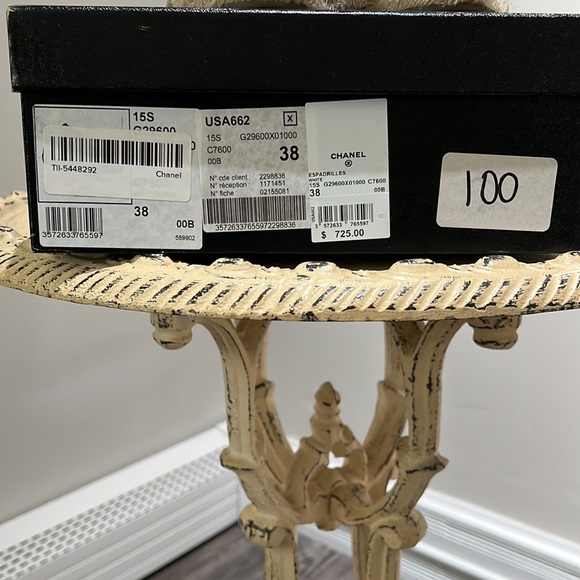 Chanel high top espadrilles size 38 - Picture 9 of 10